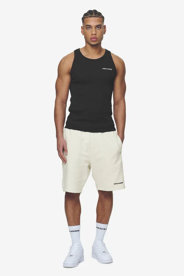 Men Pegador Tees Logo Rib Undershirt Black