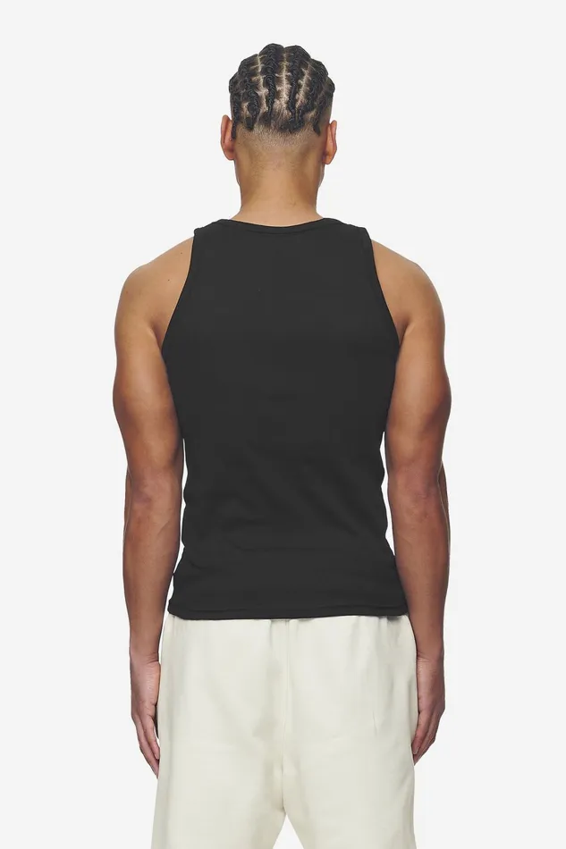 Men Pegador Tees Logo Rib Undershirt Black