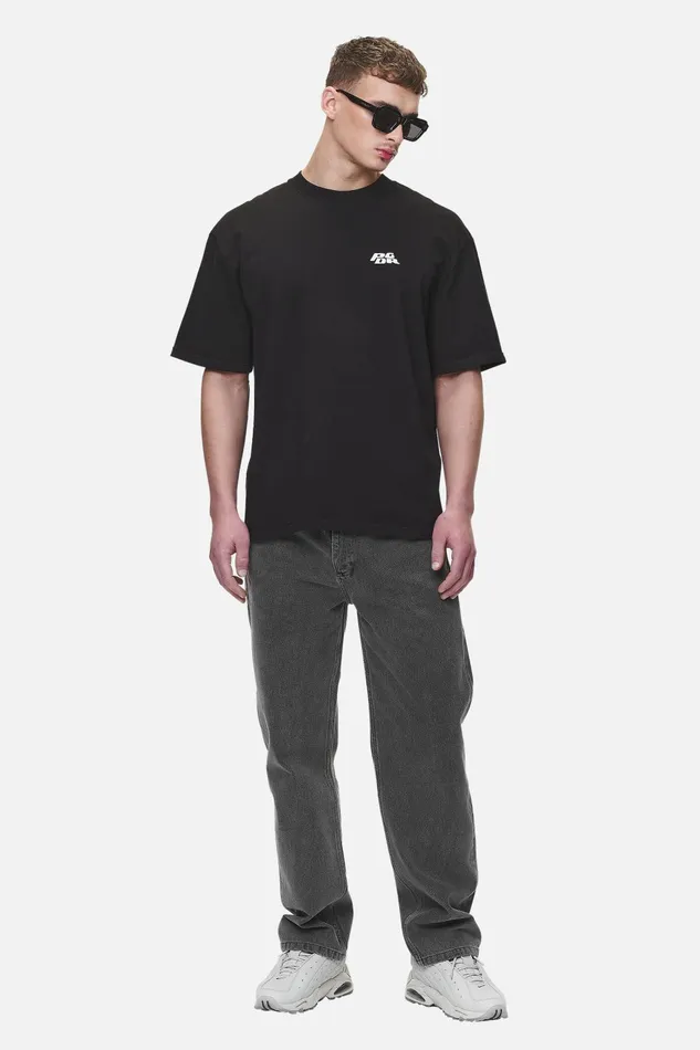 Men Pegador Tees Narson Oversized Tee Washed Black