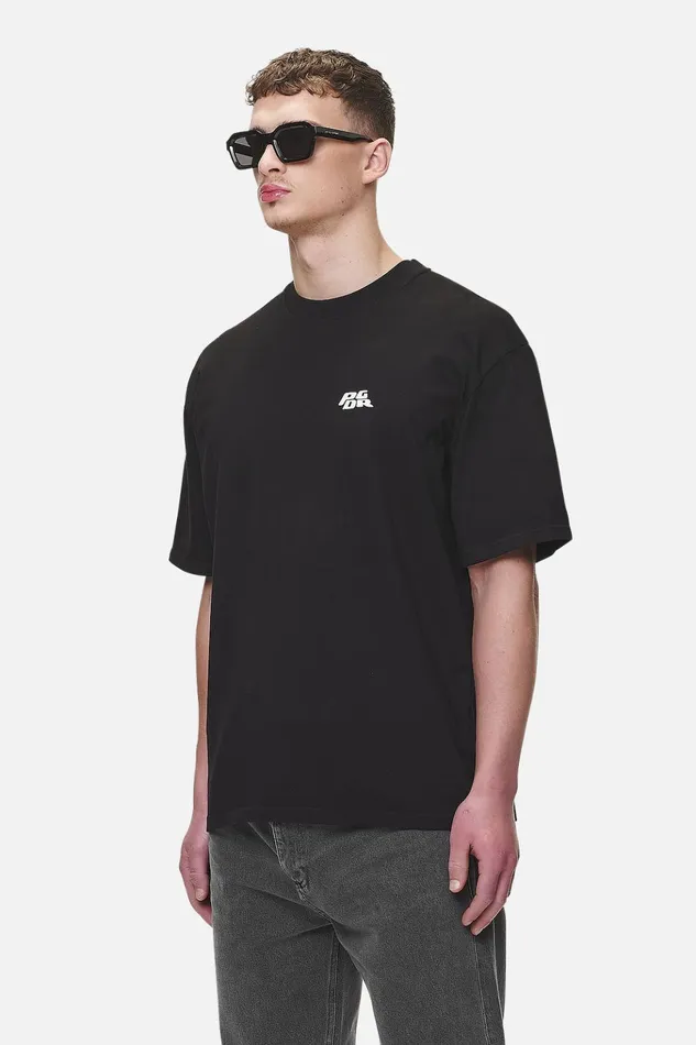 Men Pegador Tees Narson Oversized Tee Washed Black
