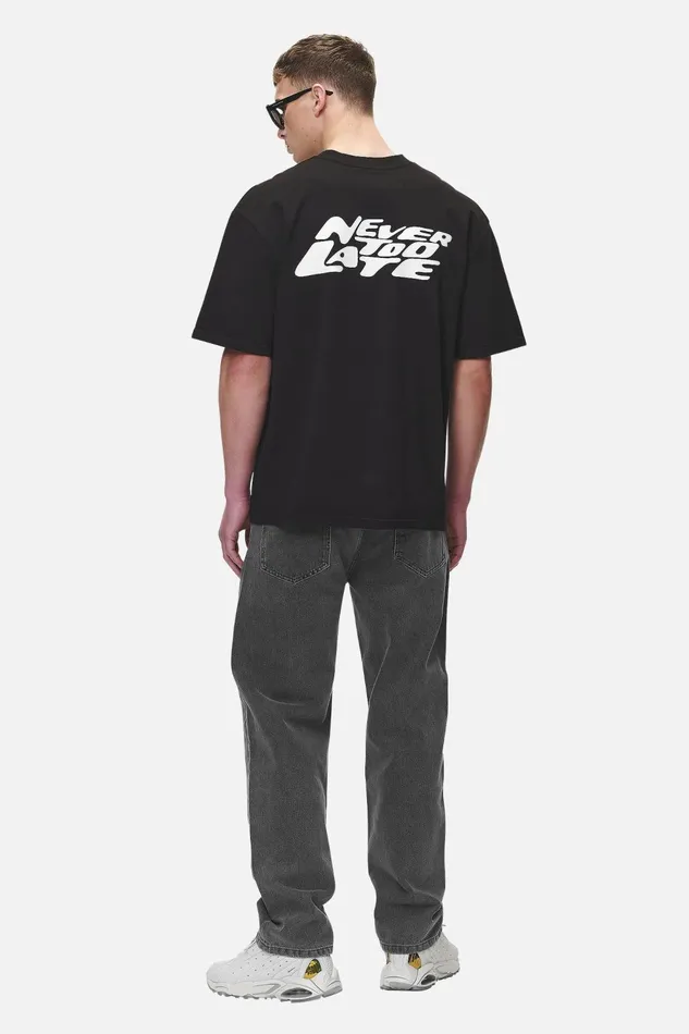 Men Pegador Tees Narson Oversized Tee Washed Black