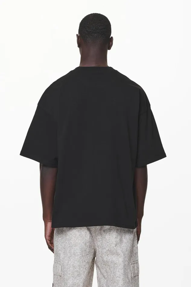 Men Pegador Tees Pansy Boxy Tee Black Men Pegador Tees Pansy Boxy Tee Black