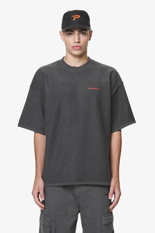 Men Pegador Tees Wintor Inside Out Boxy Tee Washed Volcano Grey