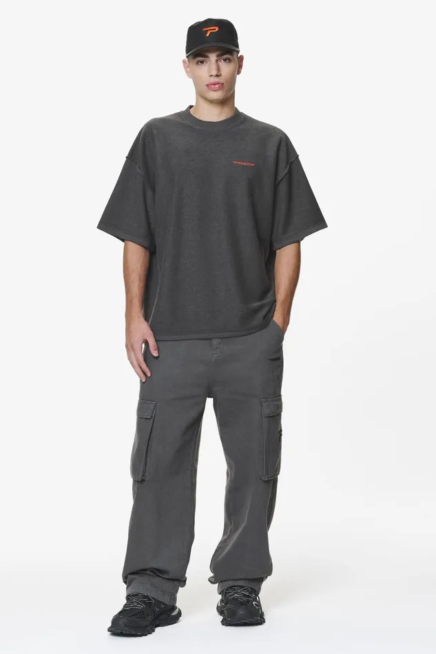 Men Pegador Tees Wintor Inside Out Boxy Tee Washed Volcano Grey Men Pegador Tees Wintor Inside Out Boxy Tee Washed Volcano Grey