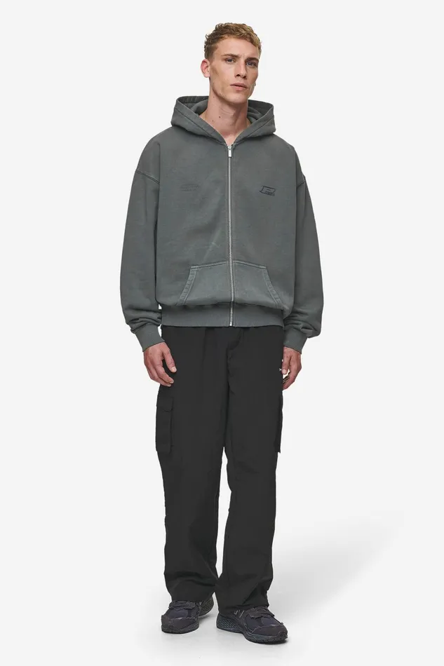 Men Pegador Zip Hoodies Lance Oversized Sweat Jacket Vintage Anthracite Men Pegador Zip Hoodies Lance Oversized Sweat Jacket Vintage Anthracite