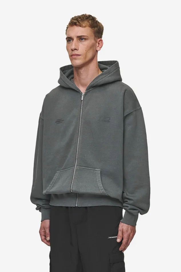 Men Pegador Zip Hoodies Lance Oversized Sweat Jacket Vintage Anthracite Men Pegador Zip Hoodies Lance Oversized Sweat Jacket Vintage Anthracite