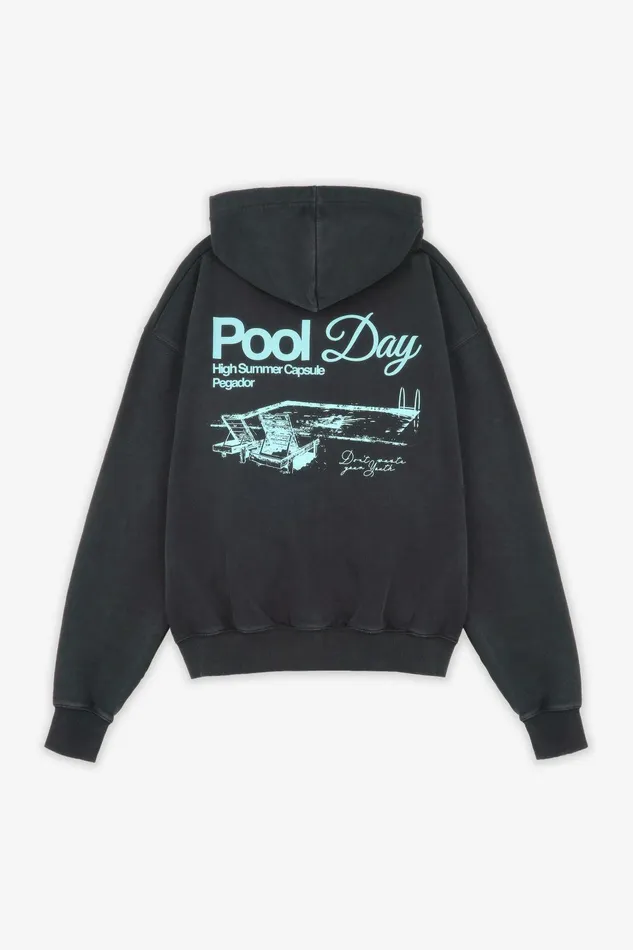 Men Pegador Zip Hoodies Patino Oversized Sweat Jacket Vintage Black Men Pegador Zip Hoodies Patino Oversized Sweat Jacket Vintage Black