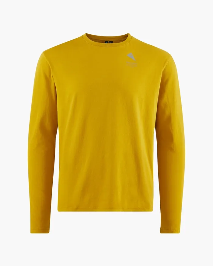 Men Runa Maker Long Sleeve Tee Gold Klttermusen TShirts
