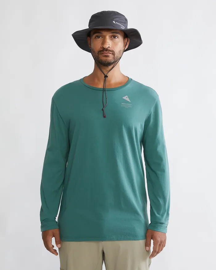 Men Runa Maker Long Sleeve Tee Gold Klttermusen TShirts