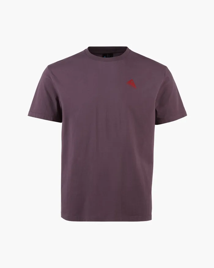 Men Runa Rain Mouse Organic Cotton Short Sleeve Tee Black Plum Klttermusen TShirts