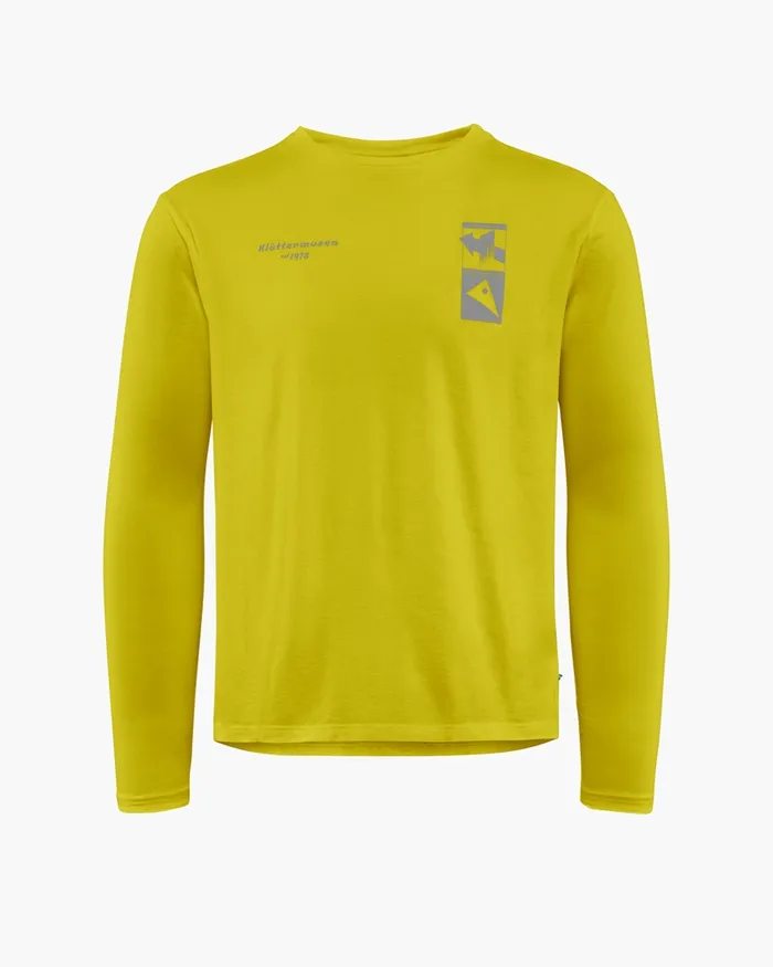 Men Runa Refined Long Sleeve Tee Pine Sprout Klttermusen TShirts