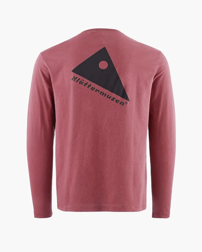 Men Runa Token Long Sleeve Tee Wild Orchid Klttermusen TShirts