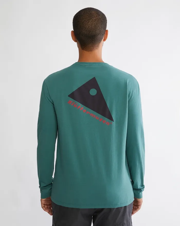 Men Runa Token Long Sleeve Tee Wild Orchid Klttermusen TShirts
