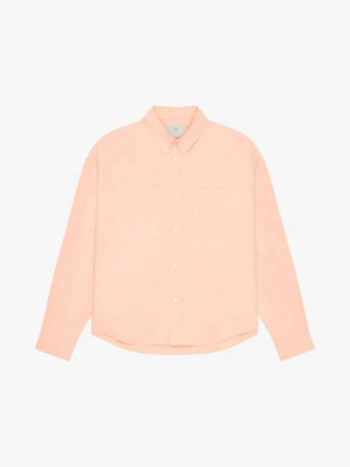 Men Shirts Givenchy Shirt In Cotton With Pocket Powder