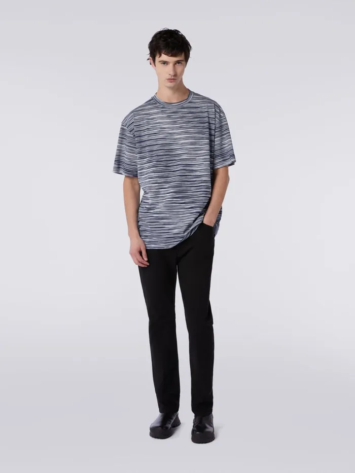 Men Slub Cotton Jersey TShirt Multicoloured Missoni Polos and Tshirts Men Slub Cotton Jersey TShirt Multicoloured Missoni Polos and Tshirts