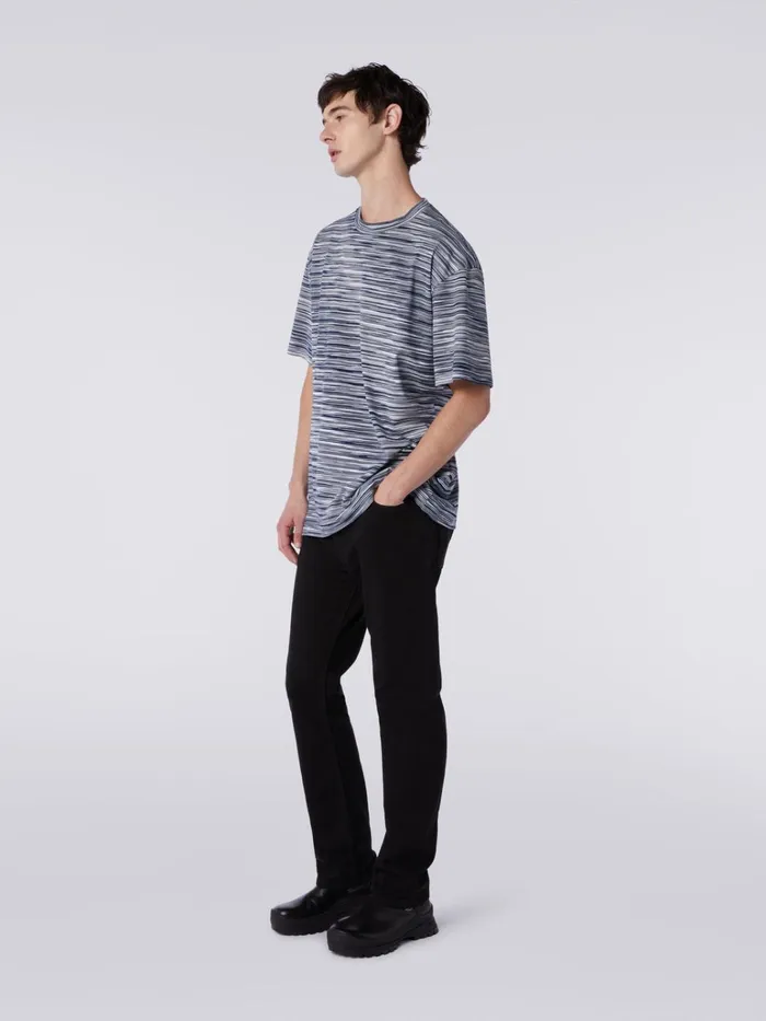 Men Slub Cotton Jersey TShirt Multicoloured Missoni Polos and Tshirts Men Slub Cotton Jersey TShirt Multicoloured Missoni Polos and Tshirts