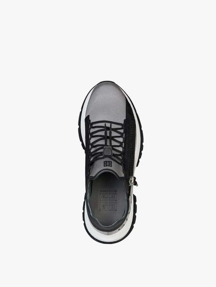Men Sneakers Givenchy Spectre Runner Sneakers In 4G Synthetic Fiber With Zip Greyblack Men Sneakers Givenchy Spectre Runner Sneakers In 4G Synthetic Fiber With Zip Greyblack