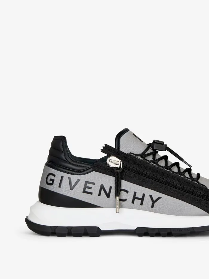 Men Sneakers Givenchy Spectre Runner Sneakers In 4G Synthetic Fiber With Zip Greyblack Men Sneakers Givenchy Spectre Runner Sneakers In 4G Synthetic Fiber With Zip Greyblack