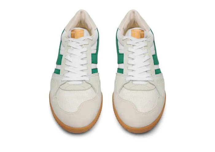 Men Sneakers Tom Ford Suede Jackson Sneaker Whitegreen Amber Men Sneakers Tom Ford Suede Jackson Sneaker Whitegreen Amber
