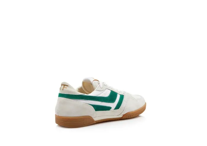 Men Sneakers Tom Ford Suede Jackson Sneaker Whitegreen Amber Men Sneakers Tom Ford Suede Jackson Sneaker Whitegreen Amber