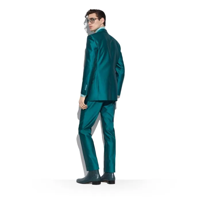 Men Suits Tom Ford Mikado Atticus Suit Jet Blue