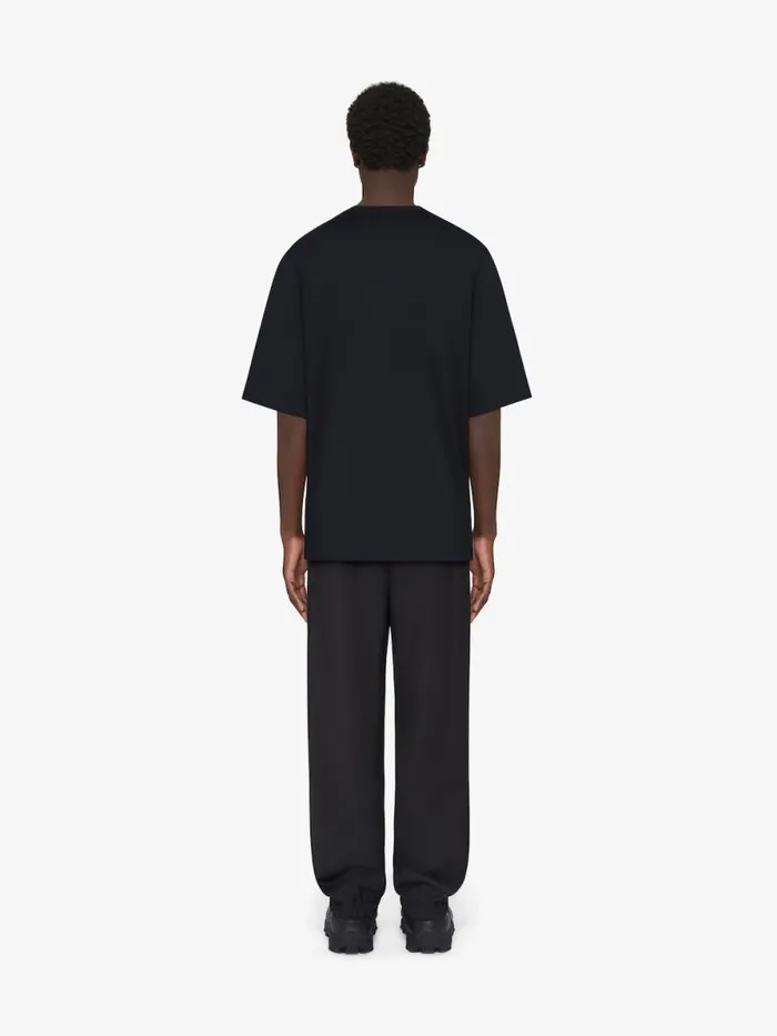 Men TShirts Givenchy 4G Tshirt In Cotton Black