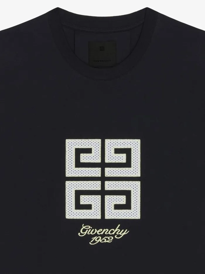 Men TShirts Givenchy 4G Tshirt In Cotton Black