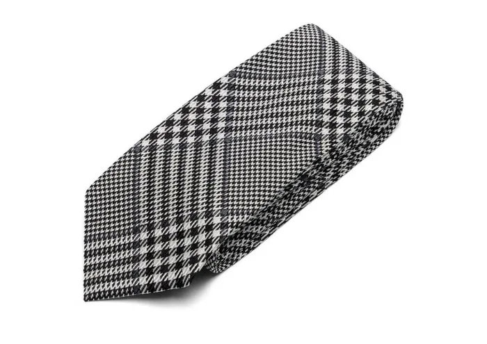 Men Ties and Bow Ties Tom Ford Prince Of Wales Tie Multi Black Men Ties and Bow Ties Tom Ford Prince Of Wales Tie Multi Black