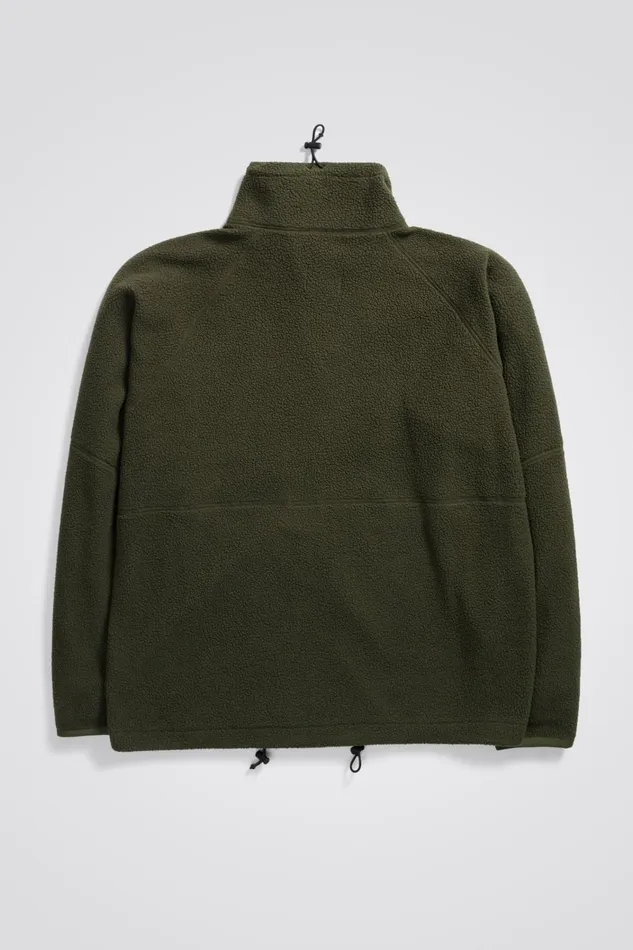 Men Tycho Fleece Full Zip Jacket Ivy Green Norse Projects Outerwear
