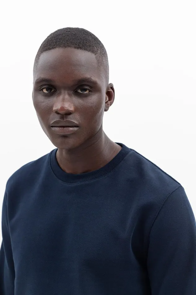 Men Vagn Classic Crew Dark Navy Norse Projects Sweatshirts