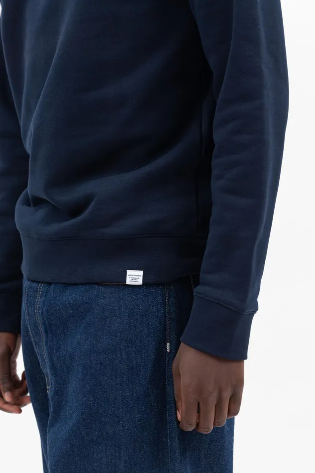 Men Vagn Classic Crew Dark Navy Norse Projects Sweatshirts