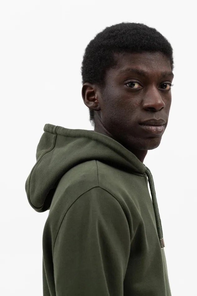 Men Vagn Classic Hoodie Army Green Norse Projects Sweatshirts