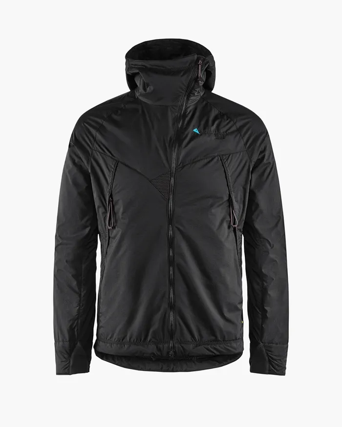Men Vale Primaloft Hooded Jacket Black Klttermusen Down and Insulated Jackets