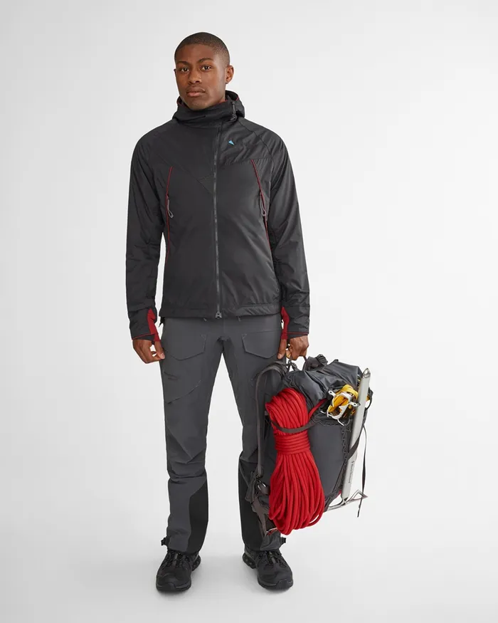 Men Vale Primaloft Hooded Jacket Black Klttermusen Down and Insulated Jackets