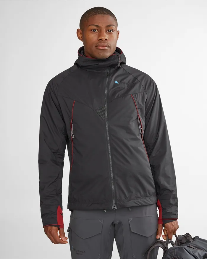 Men Vale Primaloft Hooded Jacket Black Klttermusen Down and Insulated Jackets