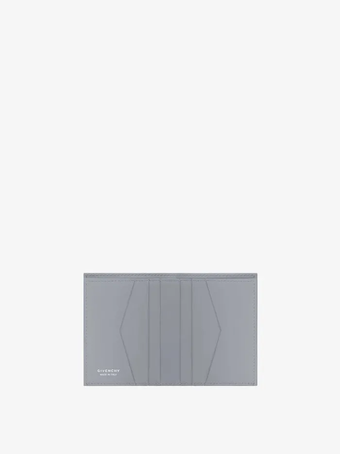 Men Wallets and Card Holders Givenchy GIVENCHY Card Holder In 4G Micro Leather Light Grey Men Wallets and Card Holders Givenchy GIVENCHY Card Holder In 4G Micro Leather Light Grey