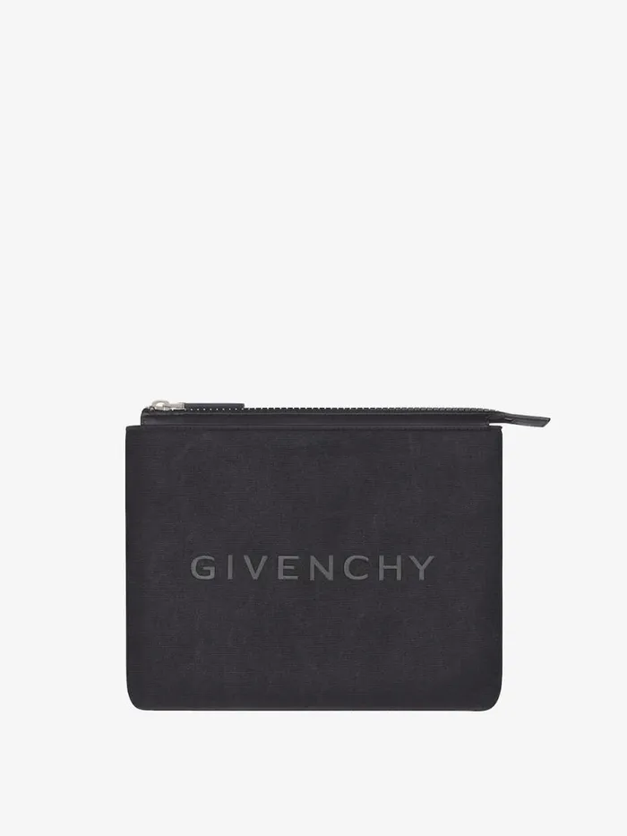 Men Wallets and Card Holders Givenchy GIVENCHY Travel Pouch In Canvas Black