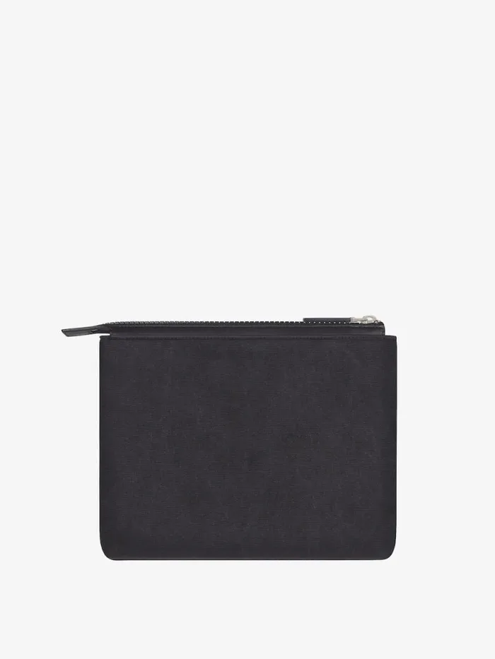 Men Wallets and Card Holders Givenchy GIVENCHY Travel Pouch In Canvas Black Men Wallets and Card Holders Givenchy GIVENCHY Travel Pouch In Canvas Black