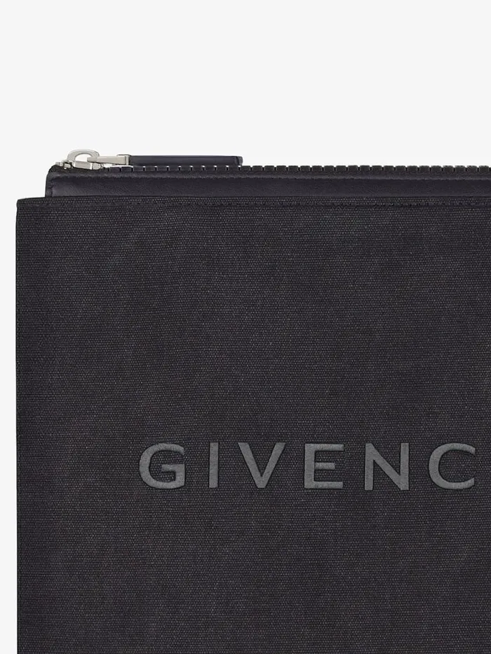 Men Wallets and Card Holders Givenchy GIVENCHY Travel Pouch In Canvas Black Men Wallets and Card Holders Givenchy GIVENCHY Travel Pouch In Canvas Black
