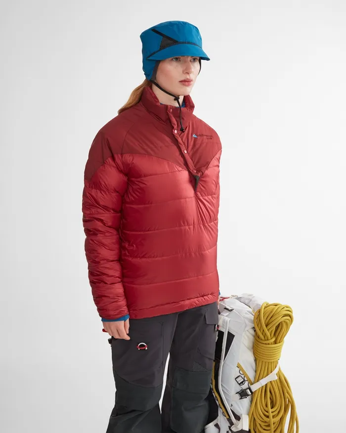 MenWomen Liv 20 Down Sweater Burnt Russet Klttermusen Down and Insulated Jackets