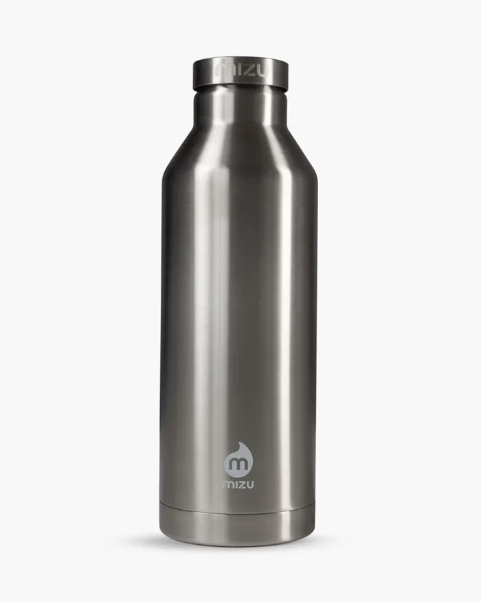 MenWomen Mizu V8 Insulated Bottle 800 Ml Grey Klttermusen Water Bottles
