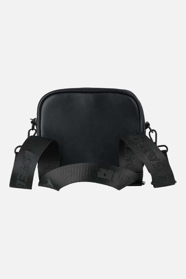 MenWomen Pegador Bags Skibo Logo Faux Leather Shoulder Strap Bag Black