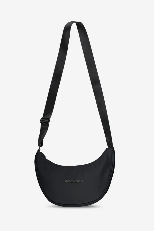 MenWomen Pegador Bags Sycamore Logo Nylon Shoulder Bag Black MenWomen Pegador Bags Sycamore Logo Nylon Shoulder Bag Black