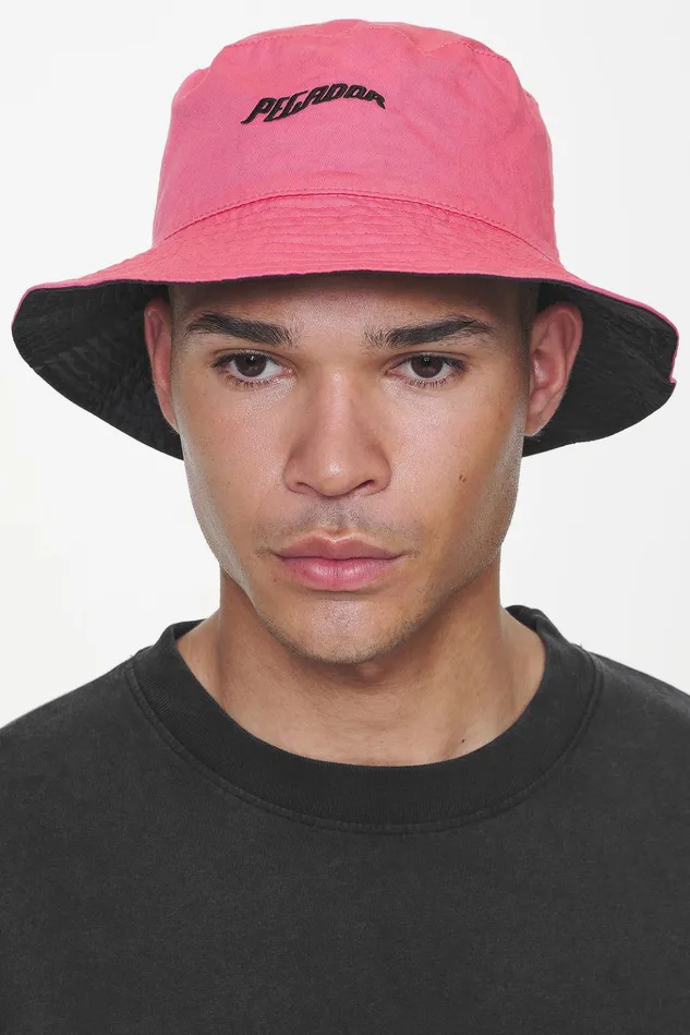 MenWomen Pegador Caps and Hats Juan Reversible Bucket Hat Black Strawberry MenWomen Pegador Caps and Hats Juan Reversible Bucket Hat Black Strawberry