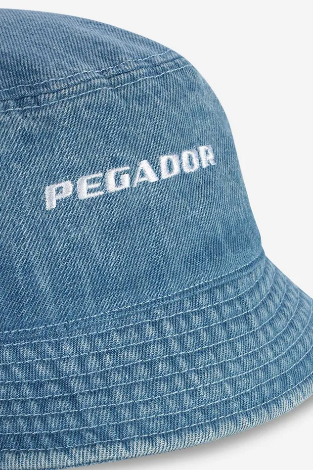 MenWomen Pegador Caps and Hats Logo Denim Bucket Hat Baby Blue MenWomen Pegador Caps and Hats Logo Denim Bucket Hat Baby Blue