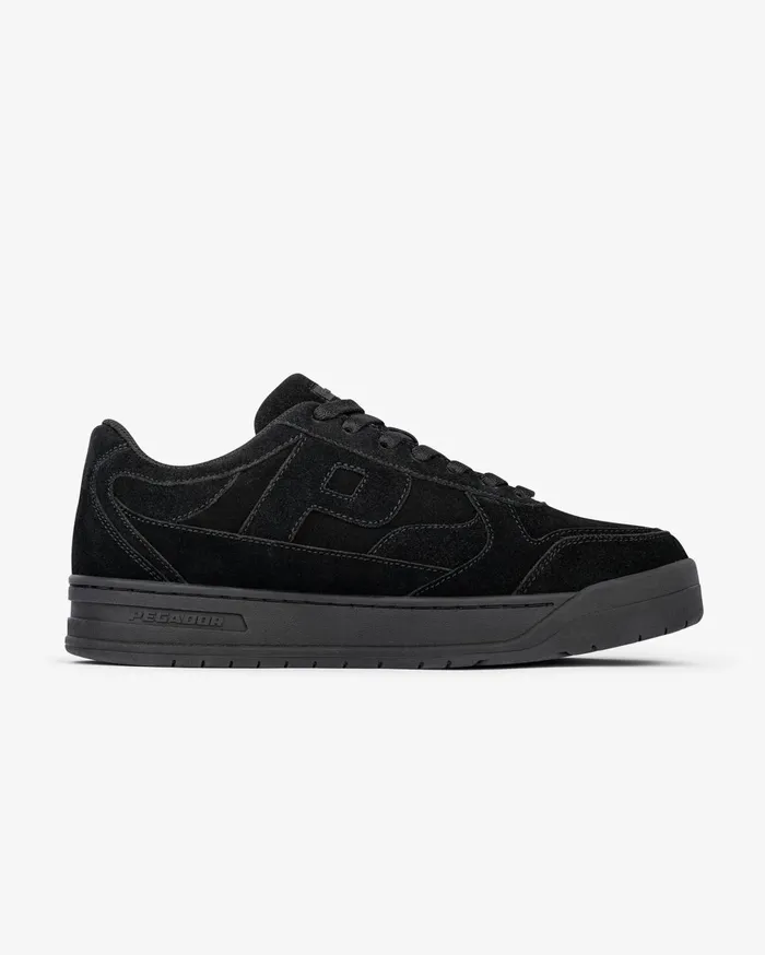 MenWomen Pegador Footwear Pulse Low Suede Black