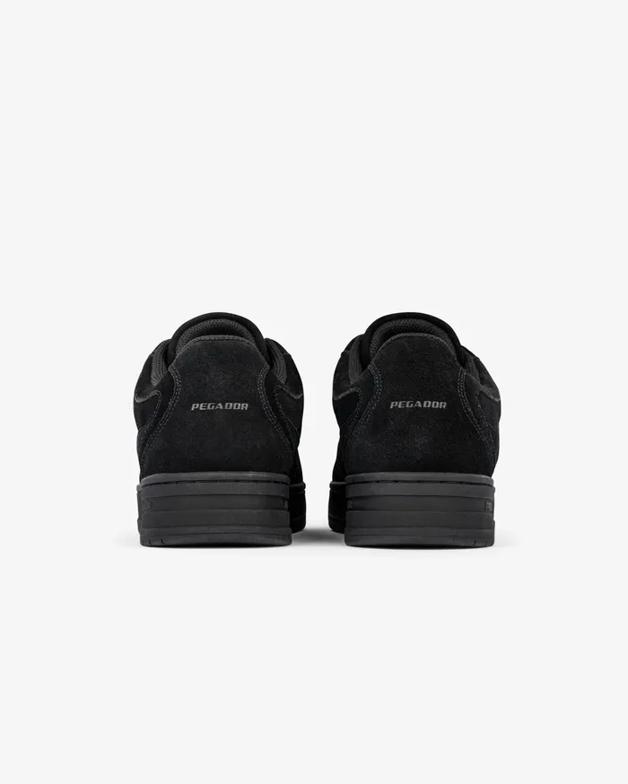 MenWomen Pegador Footwear Pulse Low Suede Black