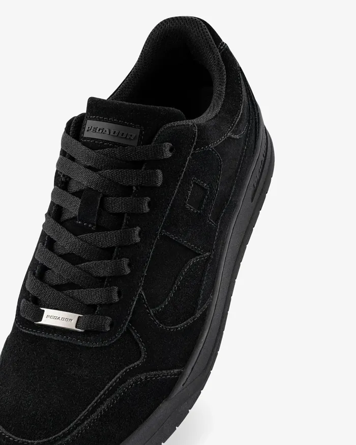 MenWomen Pegador Footwear Pulse Low Suede Black