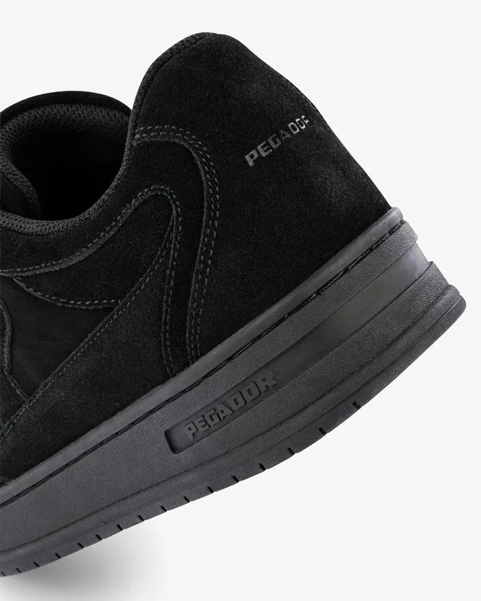 MenWomen Pegador Footwear Pulse Low Suede Black
