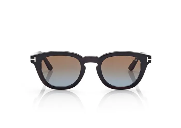 MenWomen SUNGLASSES Tom Ford Soft Round Horn Sunglasses